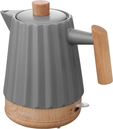 Keramični grelnik vode 1,5 l, temno siv