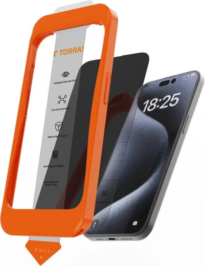 Kaljeno steklo TORRAS Install Master za iPhone 16