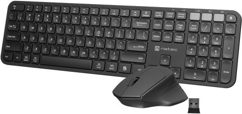 Brezžični set tipkovnice in miške Natec Octopus 2 Bluetooth + 2.4GHz