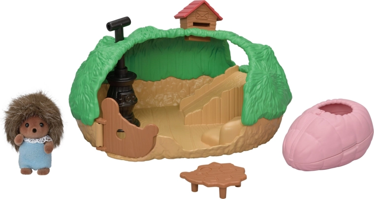 Sylvanian Families skrivna hišica za dojenčka ježka