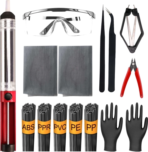 Komplet za spajkanje in popravila plastike Sol-eq