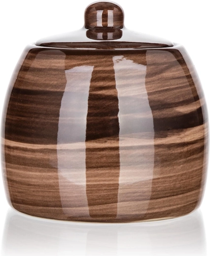 Keramična posodica za sladkor Palas 380 ml, rjava