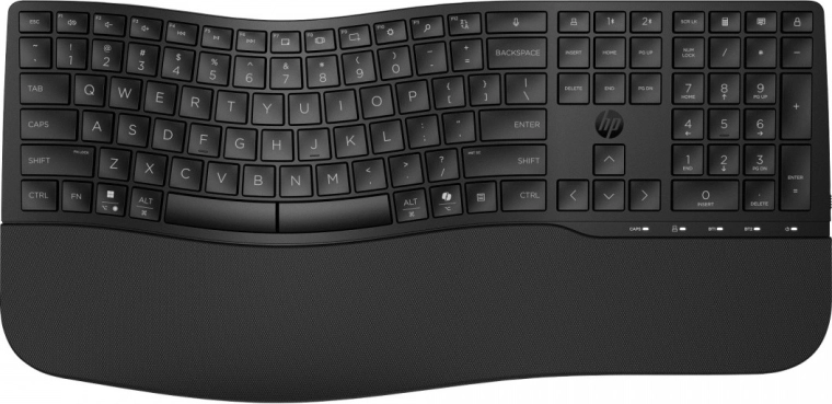 HP 680 Comfort Dual‑Mode brezžična tipkovnica