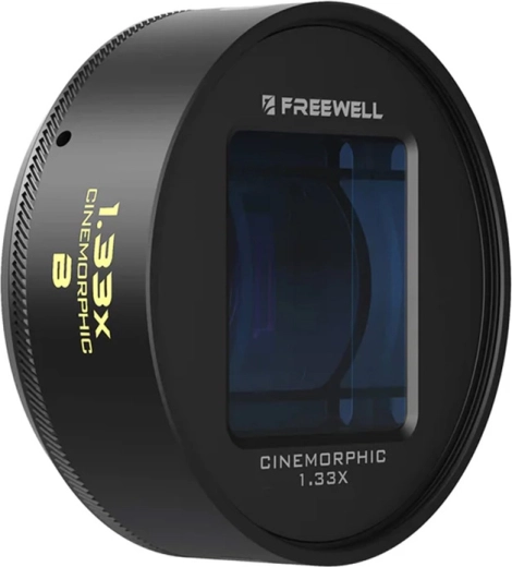 Anamorfna leča Freewell 1,33× z nastavkom 17 mm za pametni telefon