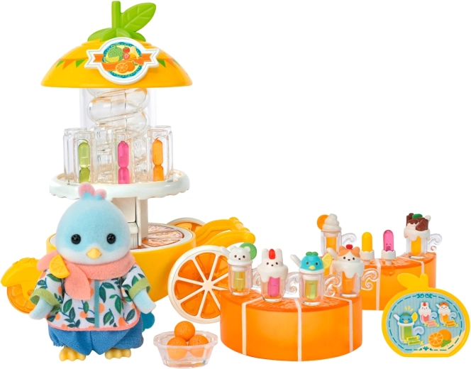 Citrusni stoj z napitki – Sylvanian Families