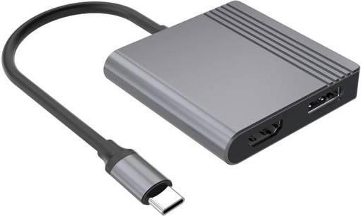 Adapter USB‑C na HDMI in DisplayPort 4K 60 Hz, črn