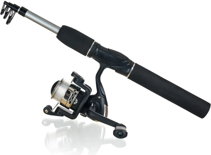 Teleskopska ribiška palica 180 cm z navijakom in priborom