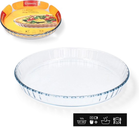 Steklena pekač za pito TERMISIL 28 cm