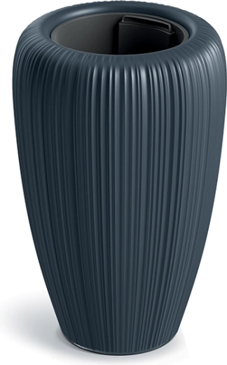 Cvetlični lonec Orobo antracit 29 cm