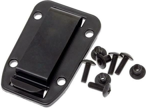 Sponka za pas ESEE Candiru – črna clip plate