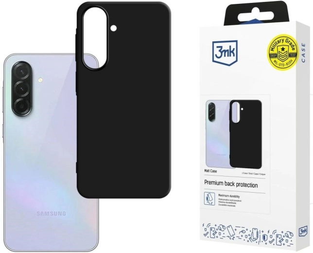3MK Armor MagCase matiran ovitek za Samsung Galaxy A37 5G črn