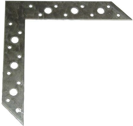 Steel angle bracket 120 × 85 mm, thickness 2 mm