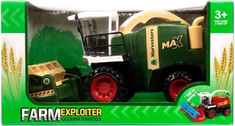 Children's combine harvester with friction drive - 1 piece