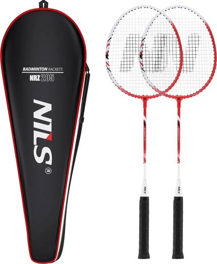 Badmintonski set Nils za začetnike (2 loparja + etui)