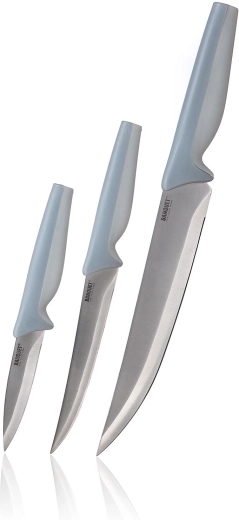 Set kuhinjskih nožev SAPHYR, 3 kosi, sive ročaje