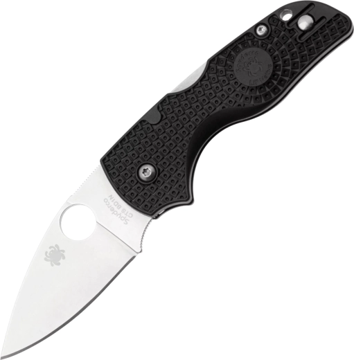 Spyderco Lil Native Lightweight Black zložljiv žepni nož 6,3 cm