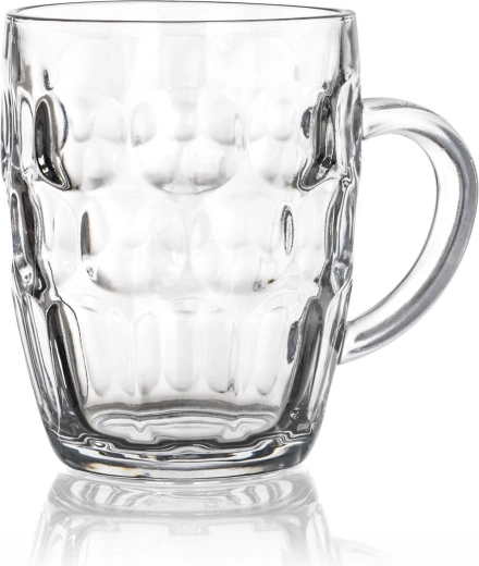 Steklen pivski vrček Jess 600 ml z ročajem