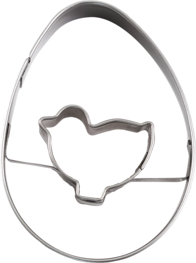 Nerjavno jekleni velikonočni modelček piščanček 4–6 cm