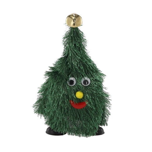 Pevajoča in plešoča božična smrečica 20,5 cm CHOMIK