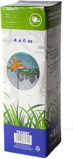 Zaščitna mreža proti pticam 4 × 6 m, oko 15 × 20 mm