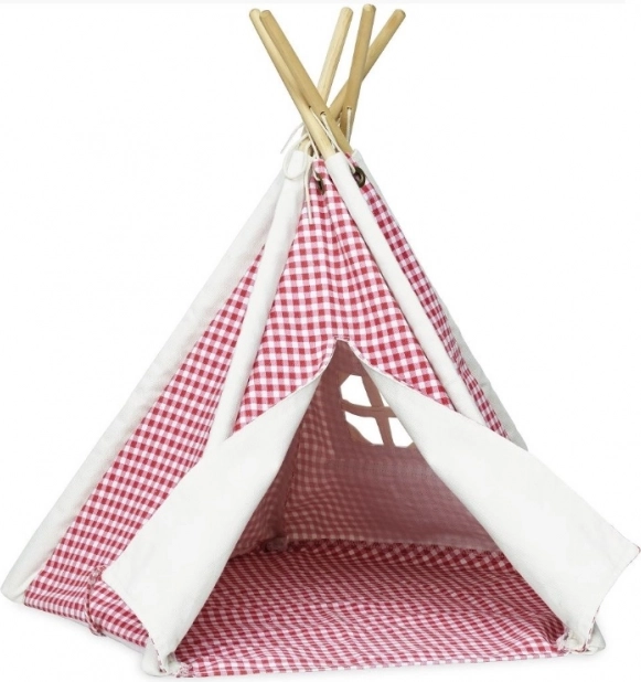 Mini tipi za punčke – karirano