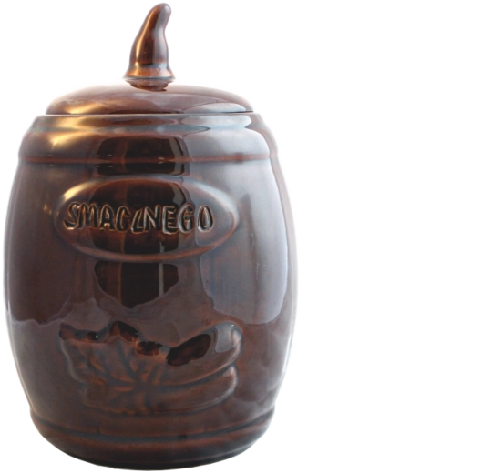 Keramični sod za kisanje 3,5 l z lesenimi kleščami