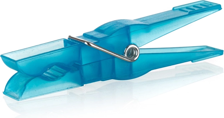 Plastični kljukice za perilo Economy, barvni miks, 24 kos