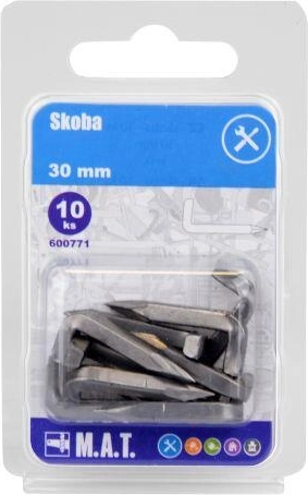 Sponka 30 mm, sijoča (10 kosov)