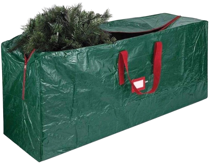 Green Christmas tree storage bag 122 × 38 × 50 cm