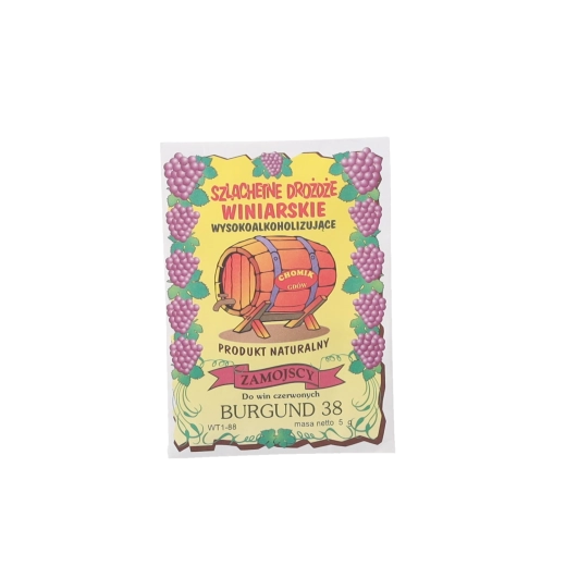 Vinske kvasovke Burgund za rdeče vino