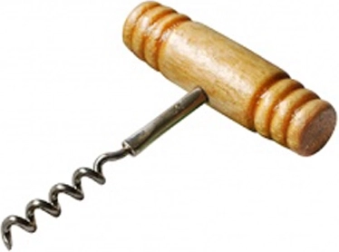 Odpirač za vino z lesnim ročajem TORO