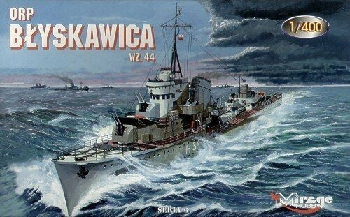 Plastični model ORP Błyskawica vz.44