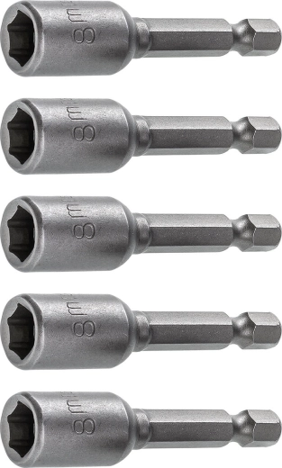 Komplet adapterjev 1/4" za bite 8 mm, 10-delni