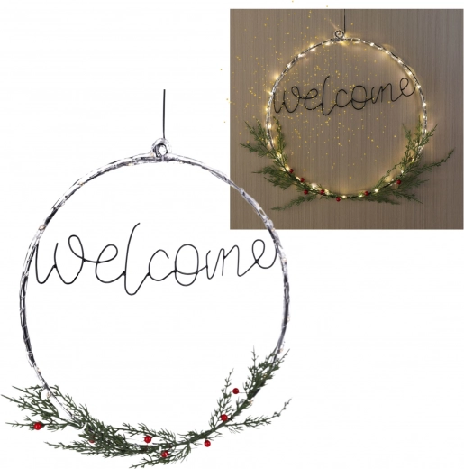 LED girlanda "WELCOME"