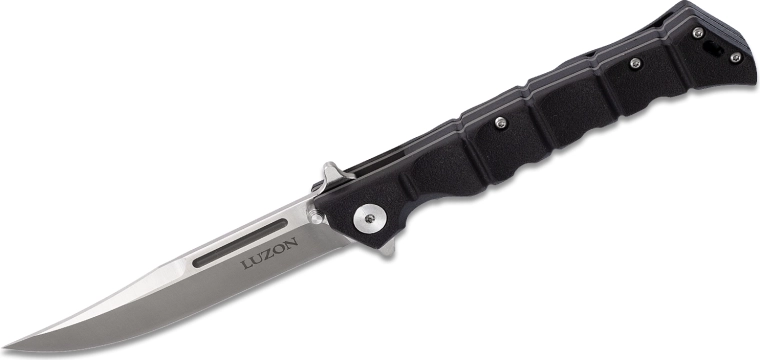 Srednje velik zložljiv nož Cold Steel Luzon, 10,2 cm, črn, GFN