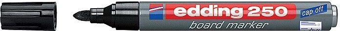 Označevalnik za bele table Edding 250, črn