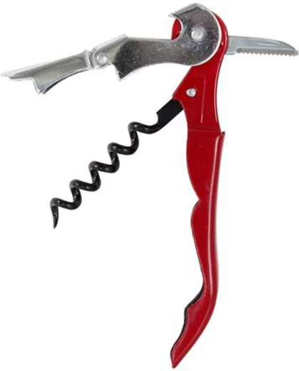 Kovinski natakarjev odpirač 11 cm, rdeč