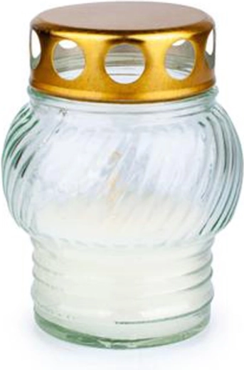 Nagrobna sveča v steklu Provence – gori do 10 ur