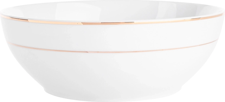 Porcelanasta solatna skleda MariaPaula zlata linija 23 cm, 1,75 l
