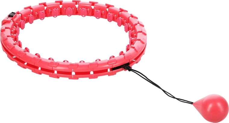 Pametni masažni obroč z utežjo rdeč