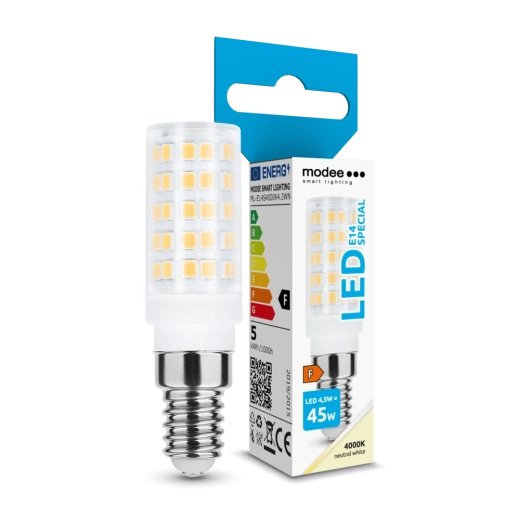 Modee Lighting LED keramična žarnica E14 4,3 W 4000K 360°