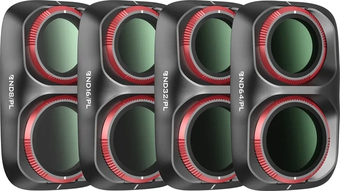 Freewell Bright Day filter set for DJI Osmo Pocket 4P (4 pcs)