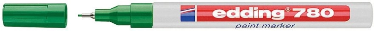Lakirani marker Edding 780 zelen