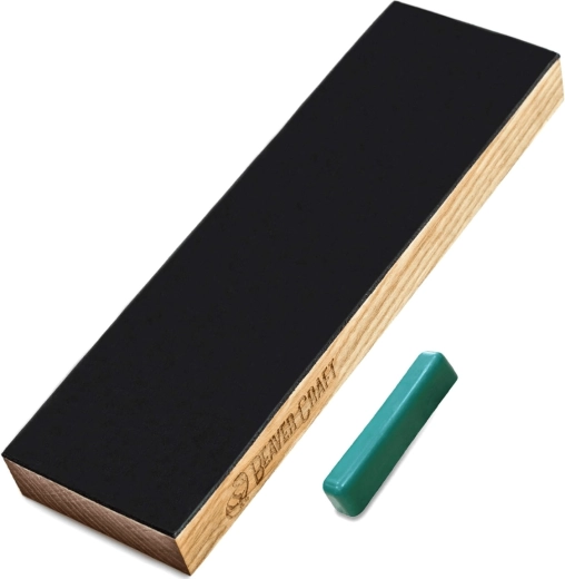 Beavercraft enostranska usnjena brusilna paleta z loščilno pasto P01