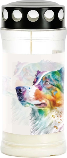 Nagrobna sveča Provence – pes, gori do 4 dni