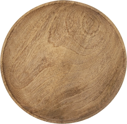 Orion Round Mango Wood Serving Tray 30 cm