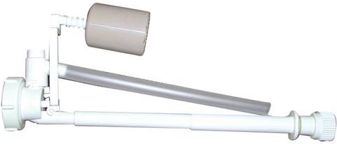 Fill valve with bottom inlet for toilet cistern T