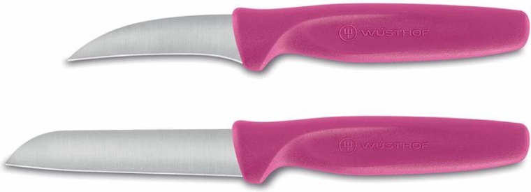 Set nožev za zelenjavo Wüsthof, 2 kosa, rožnata