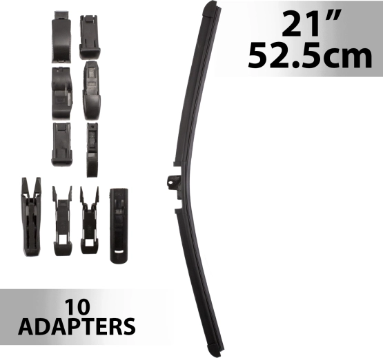 Brisalnik Carguard 21" / 52,5 cm z 10 adapterji