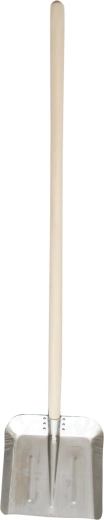 Majhna aluminijasta lopata z lesenim ročajem 130 cm